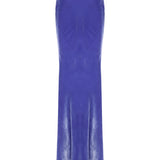 Indigo Velvet Maxi Skirt