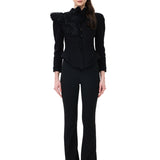 Black Crepe Pants