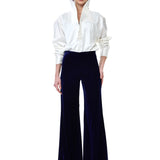 White Satin Shirt