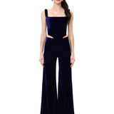 Sapphire Velvet Victorian Corset