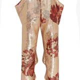 Floral Printed Flounce Pants