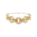 Swarovski Choker With Gold Metal Details