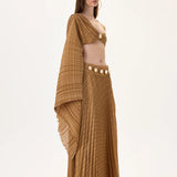 SS26-T-1011-36 raisa_vanessa pleated-chiffon-one-sleeved-crop-top-with-elasticated-back