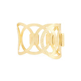 Gold Bracelet With Green and Red Diamonds