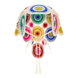 Crochet Multi Color Crystal Printed Head Bandana