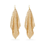 Gold Metallic Armor Earring