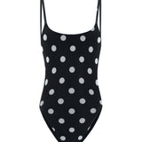 Black Polka Dot Swimsuit