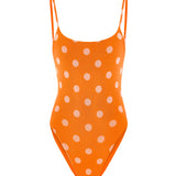 Black Polka Dot Swimsuit