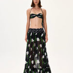 SS26-S-1031-34 raisa_vanessa flower-patterned-chiffon-maxi-skirt-with-polka-dot-waistline