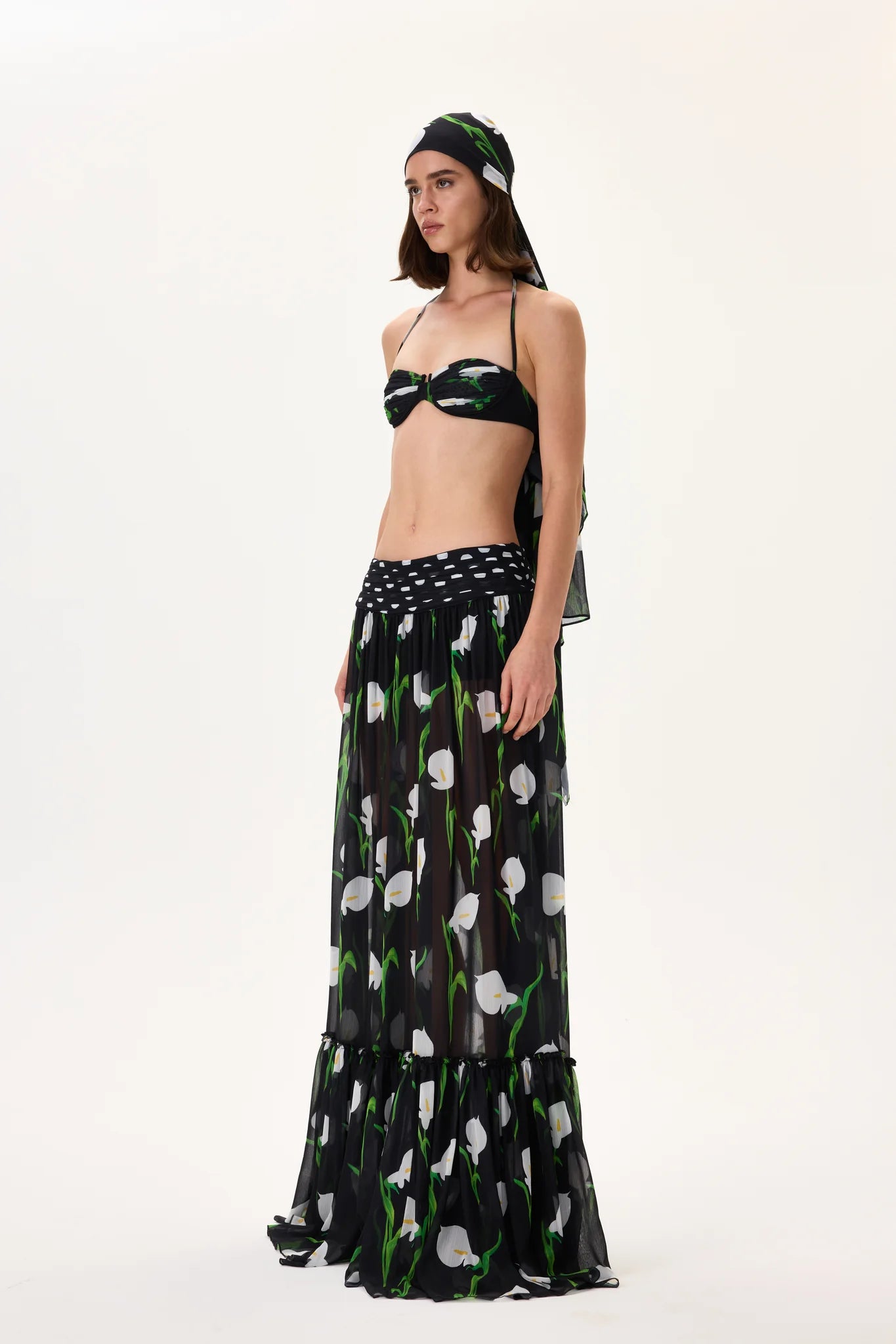 SS26-S-1031-36 raisa_vanessa flower-patterned-chiffon-maxi-skirt-with-polka-dot-waistline