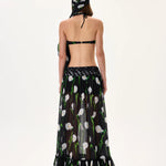 SS26-S-1031-38 raisa_vanessa flower-patterned-chiffon-maxi-skirt-with-polka-dot-waistline
