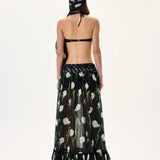 SS26-S-1031-38 raisa_vanessa flower-patterned-chiffon-maxi-skirt-with-polka-dot-waistline