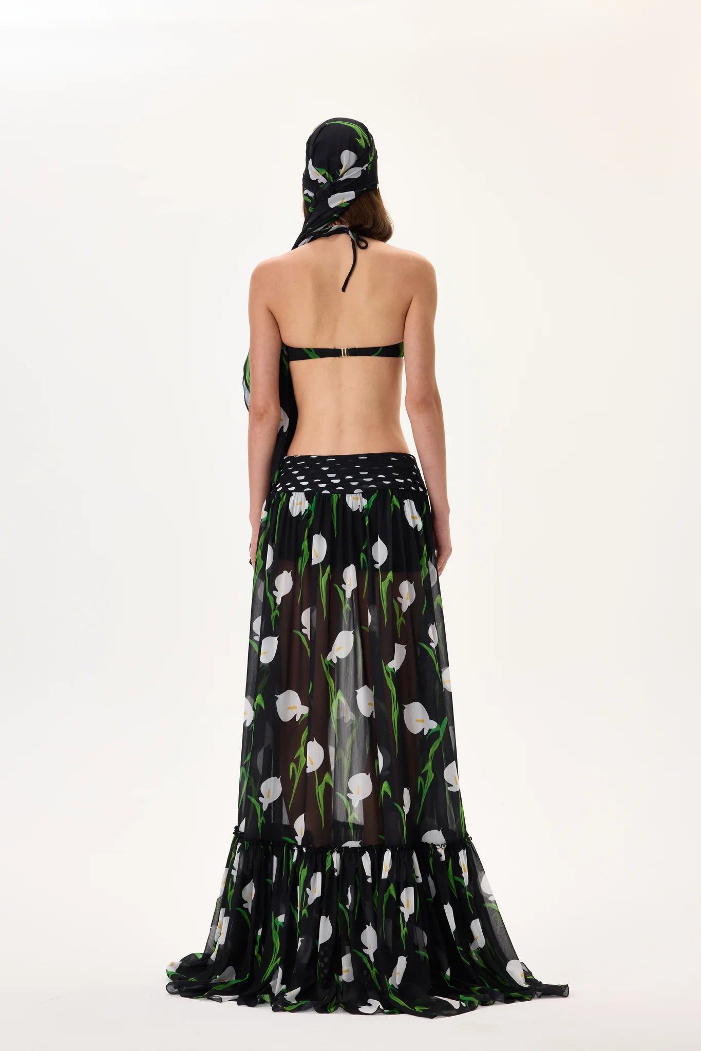 SS26-S-1031-38 raisa_vanessa flower-patterned-chiffon-maxi-skirt-with-polka-dot-waistline