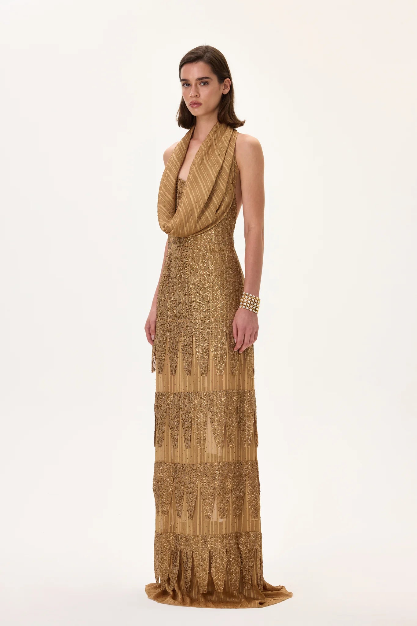 SS26-D-1014-36 raisa_vanessa crystal-printed-cowl-neckline-chiffon-gown-with-laser-cut-skirt