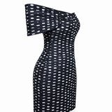 D-38BL-28033 raisa_vanessa polka-dot-pleated-organza-sculptural-mini-dress