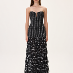 D-38WH-28152 raisa_vanessa polka-dot-pleated-organza-gown-with-laser-cut-chiffon-skirt