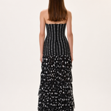 SS26-D-1043-38 raisa_vanessa polka-dot-pleated-organza-gown-with-laser-cut-chiffon-skirt
