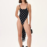 Black Polka Dot Swimsuit