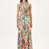 SS26-JS-1003-34 raisa_vanessa ecru-pleated-viscose-multi-color-flower-printed-jumpsuit-with-gold-foil-accents