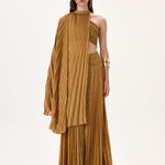 SS26-T-1010-1-34 raisa_vanessa pleated-chiffon-crop-top-with-half-cape