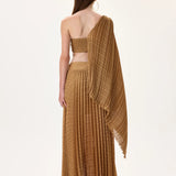 SS26-T-1011-38 raisa_vanessa pleated-chiffon-one-sleeved-crop-top-with-elasticated-back