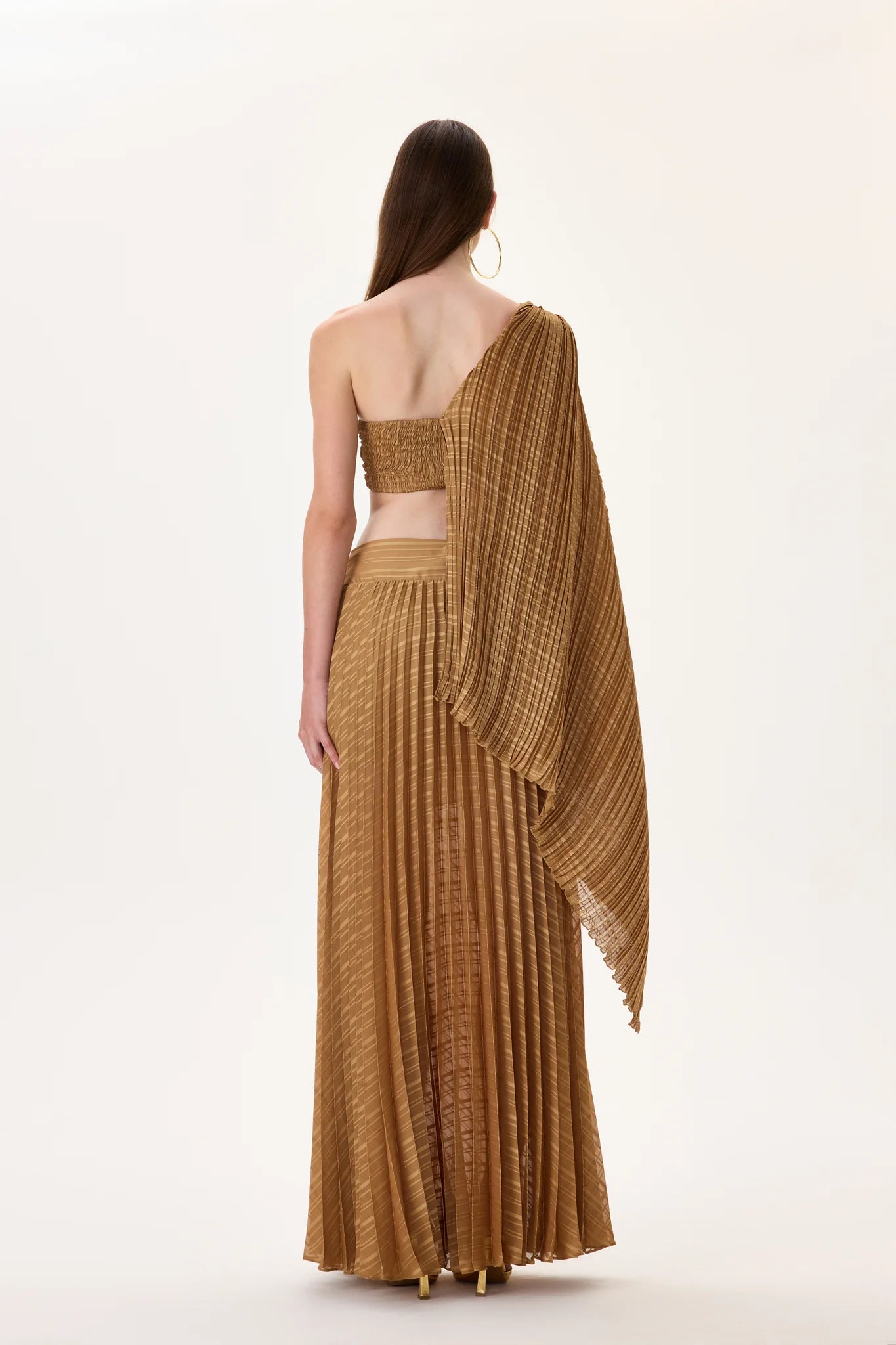 SS26-T-1011-38 raisa_vanessa pleated-chiffon-one-sleeved-crop-top-with-elasticated-back