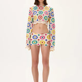 SS26-S-1016-34 raisa_vanessa crochet-multi-color-crystal-printed-mini-skirt