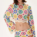 SS26-S-1016-40 raisa_vanessa crochet-multi-color-crystal-printed-mini-skirt