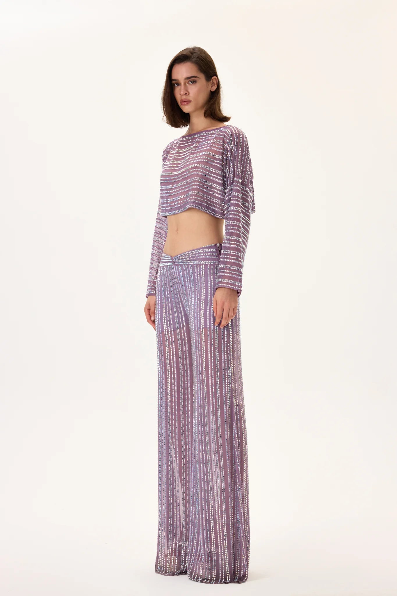SS26-T-1034-36 raisa_vanessa violet-crystal-printed-chiffon-long-sleeved-crop-top