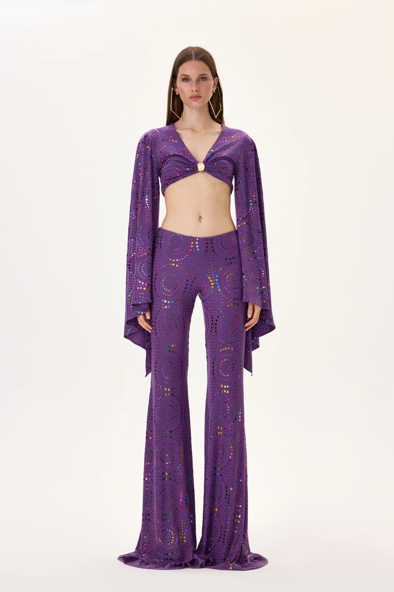 SS26-T-1040-34 raisa_vanessa multicolor-foil-printed-purple-jersey-crop-top-with-flare-sleeves