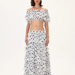 SS26-T-1041-34 raisa_vanessa laser-cut-polka-dot-chiffon-elasticated-crop-top