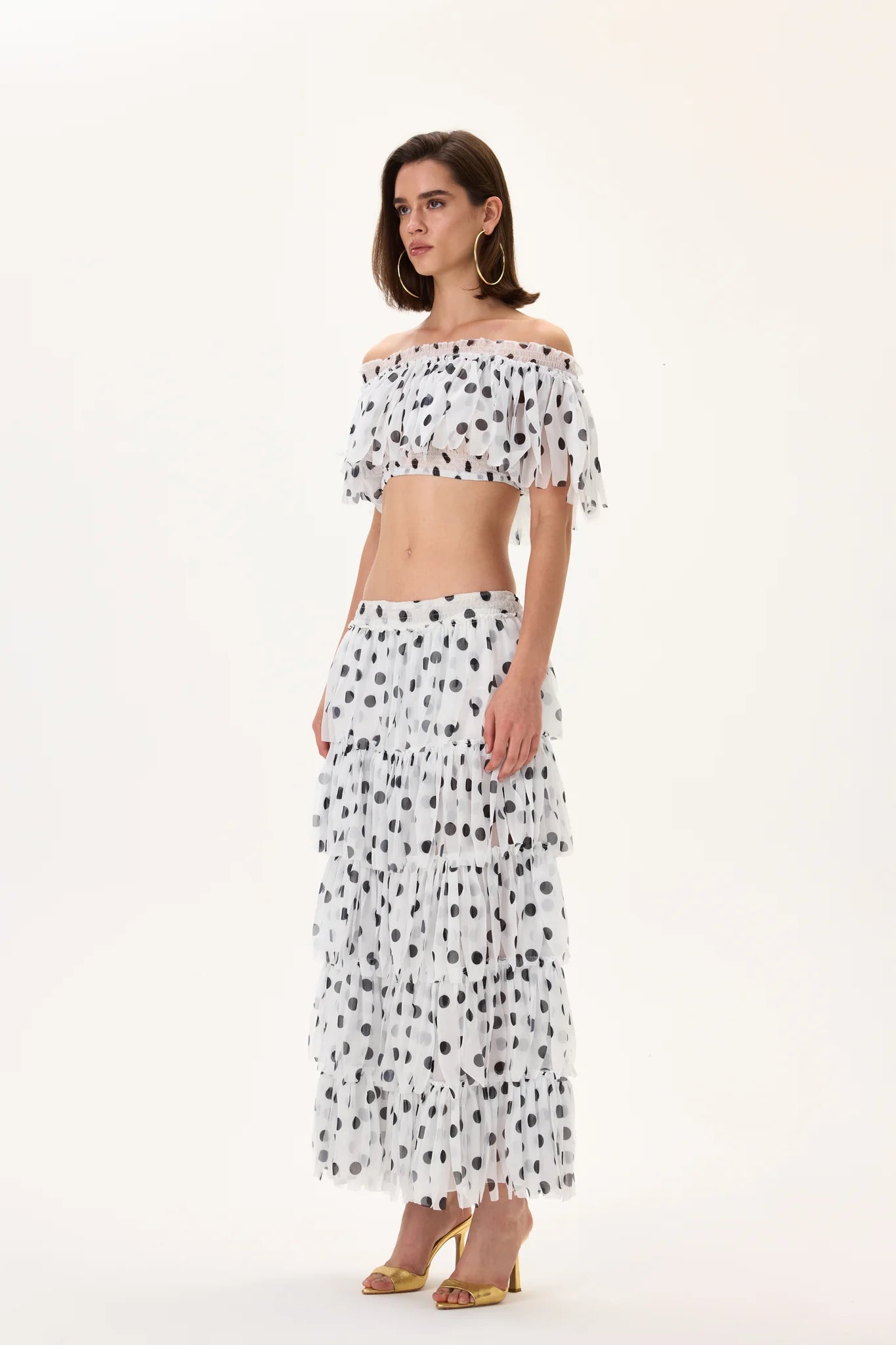 SS26-T-1041-36 raisa_vanessa laser-cut-polka-dot-chiffon-elasticated-crop-top