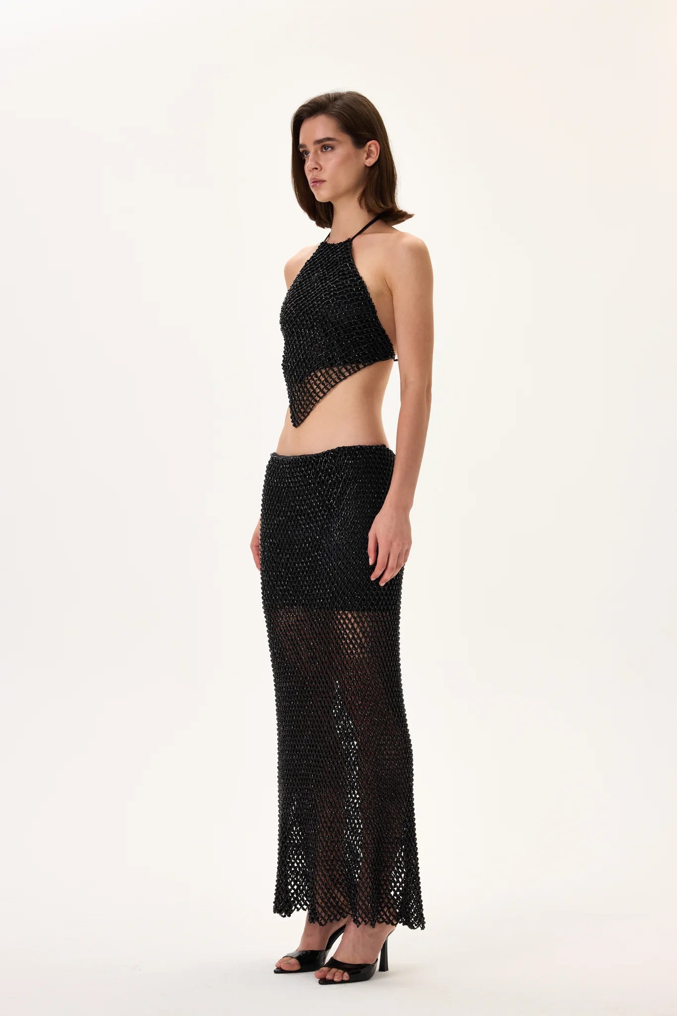SS26-T-1046-36 raisa_vanessa black-beaded-net-halter-crop-top