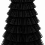 Puffy Maxi Skirt with Ruffle Details