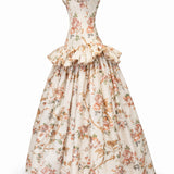 D-BL34-28018 raisa_vanessa flower-printed-silk-shantung-corseted-ball-gown