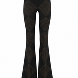 Strass Embellished Flare Pants