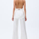 Satin Wide Leg Trousers