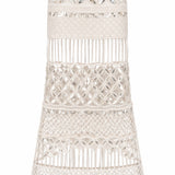 Lace Midi Skirt with Hologram Details