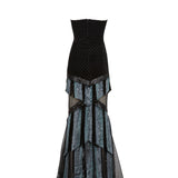 Black Velvet Maxi Dress