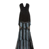 Black Velvet Maxi Dress