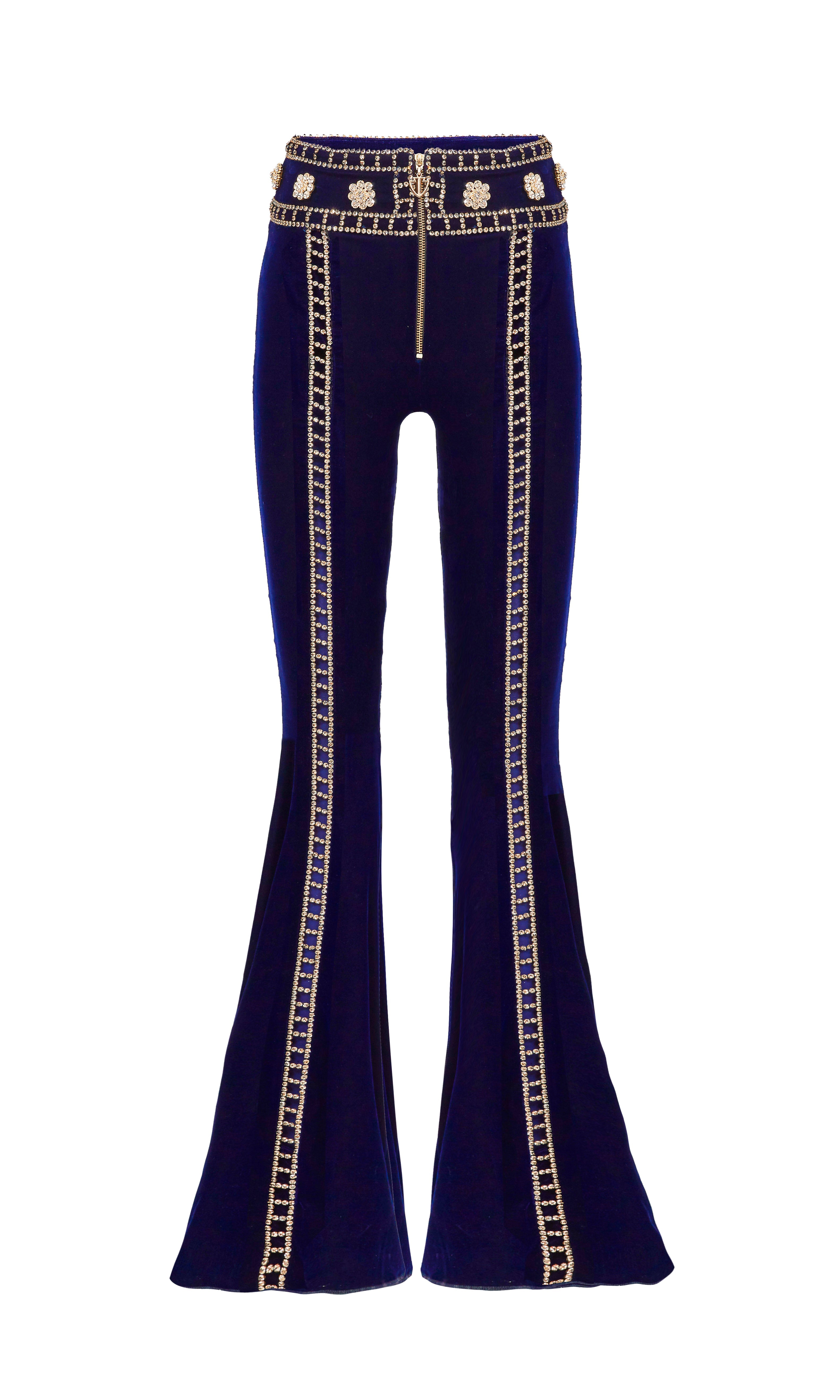 Embroidered Velvet Pants – RAISA VANESSA INT