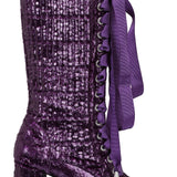 Velvet Laced Boots