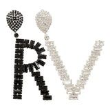 Logo Crystal Earrings