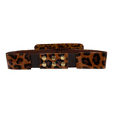 Printed Belt with Gold Buckle
