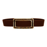 Brown Belt with Gold Buckle