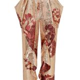 Floral Printed Flounce Pants