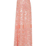 Pomelo Maxi Skirt with Patterned Sequin Details