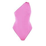 Pink One Shouldered Swimsuit