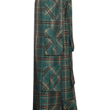 Ecose Green Wide-Leg Pants with Pocket Details