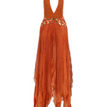 raisa pleated side maxi dress Raisa Pleated Side Maxi Dress